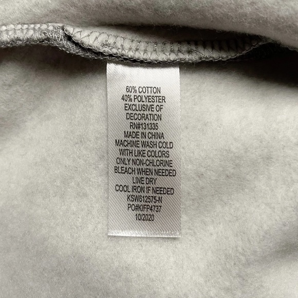 Socialite Crop Gray Sweatshirt - Picture 7 of 8